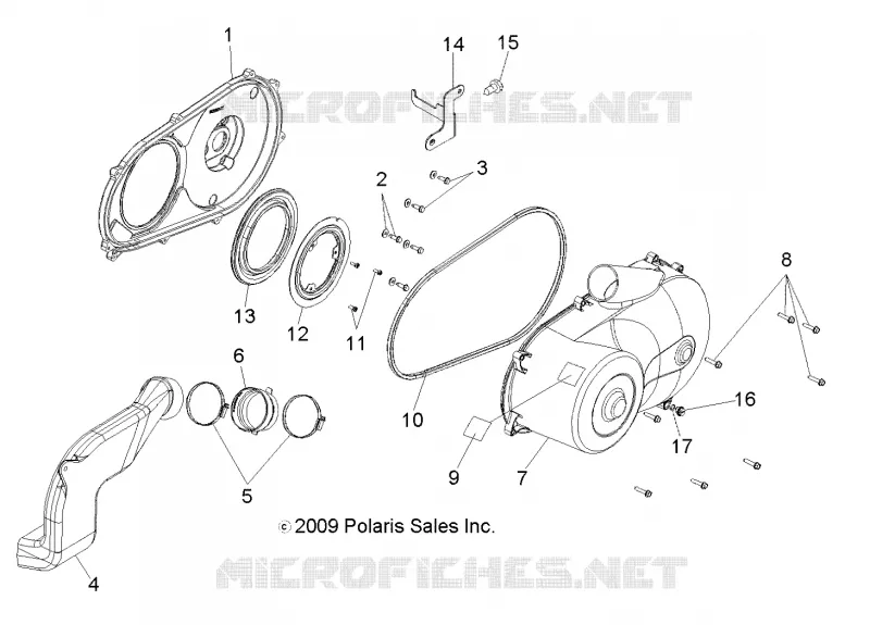 DRIVE TRAIN, CLUTCH COVER