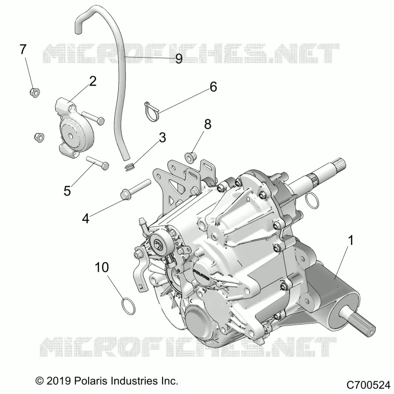 DRIVE TRAIN, MAIN GEARCASE MOUNTING