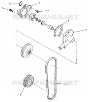 WATER PUMP 440 XCR 0961660 (4932113211C011)