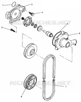 WATER PUMP XLT TOURING  0963357 AND EUROPEAN XLT TOURING  E963357 (4931923192C009)