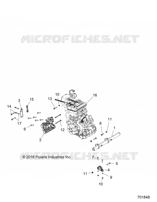 ENGINE, ENGINE MOUNTING