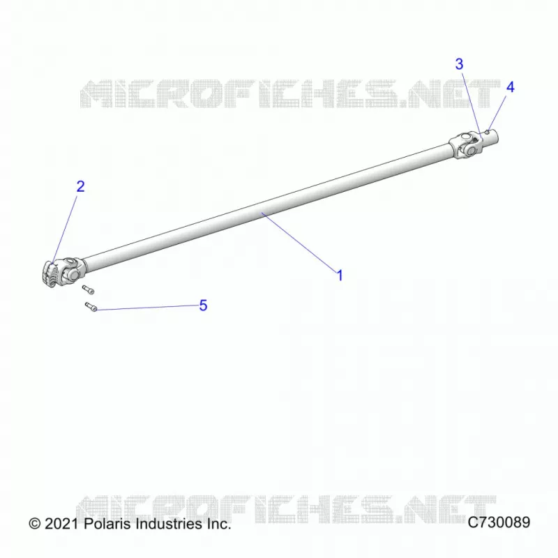 DRIVE TRAIN, FRONT PROP SHAFT