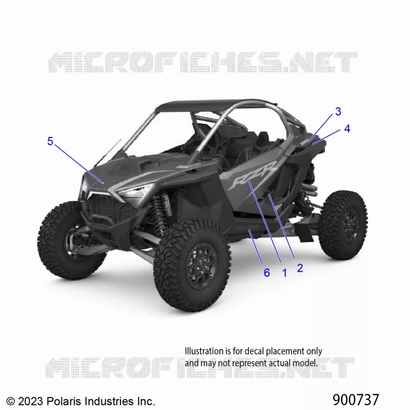 DECALSS, GRAPHICS- Z24RGD2KAH/AL/BH/BL (900372)
