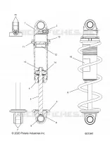 SUSPENSION, FRONT SHOCK TRACK MONOTUBE