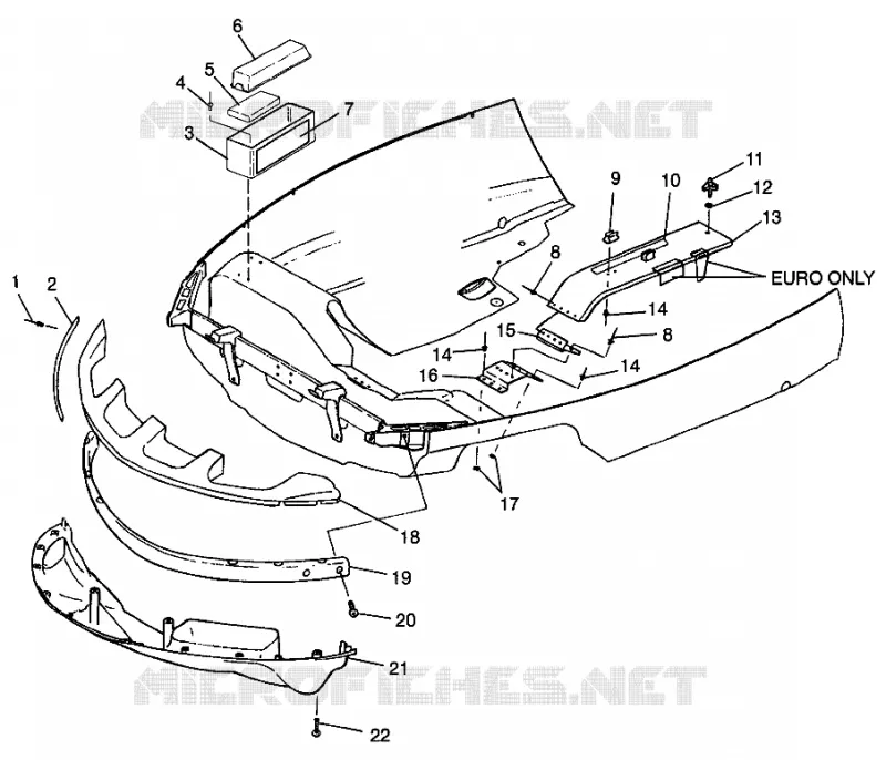 NOSEPAN ULTRA TOURING 0985378 and EUROPEAN ULTRA TOURING E985378 (4943404340A010)