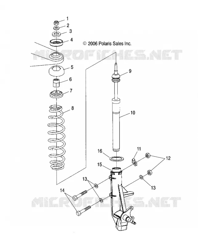 FRONT SUSPENSION STRUT