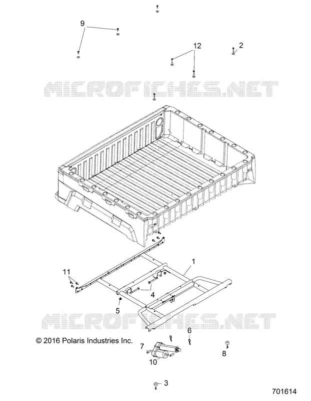 BODY, BOX MOUNTING AND LATCH