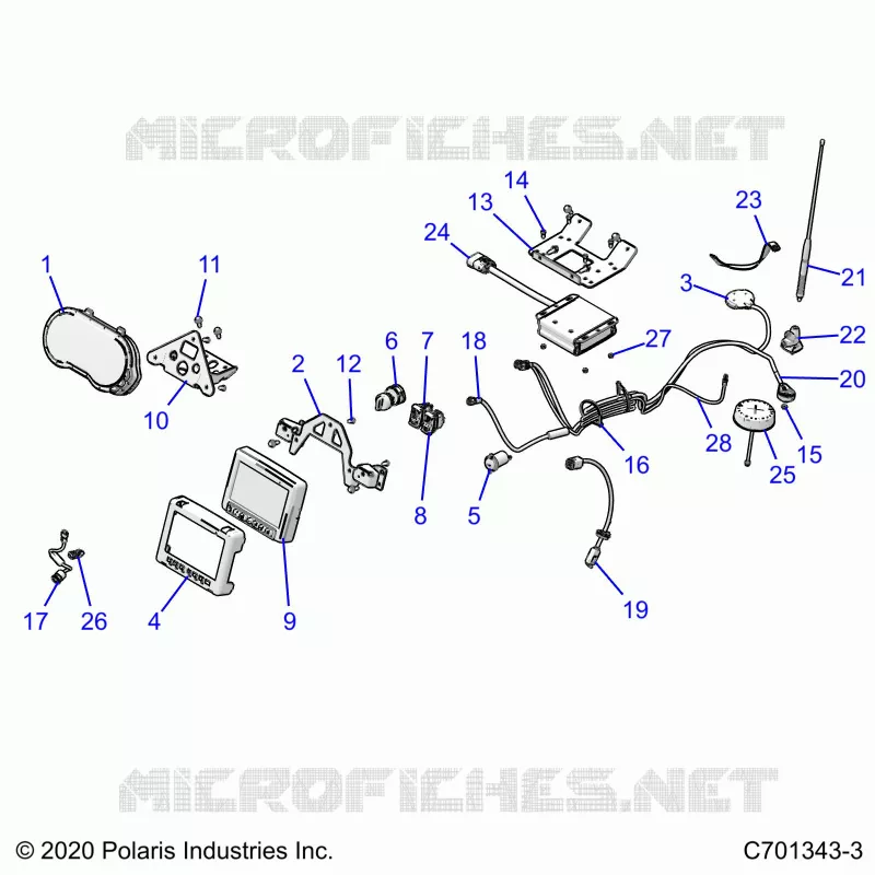 ELECTRICAL, DASH INSTRUMENTS AND CONTROLS, RIDE COMMAND
