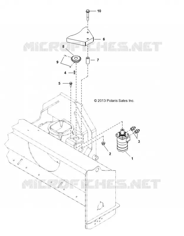 SNOW BLOWER HYDRAULIC CIRCUIT