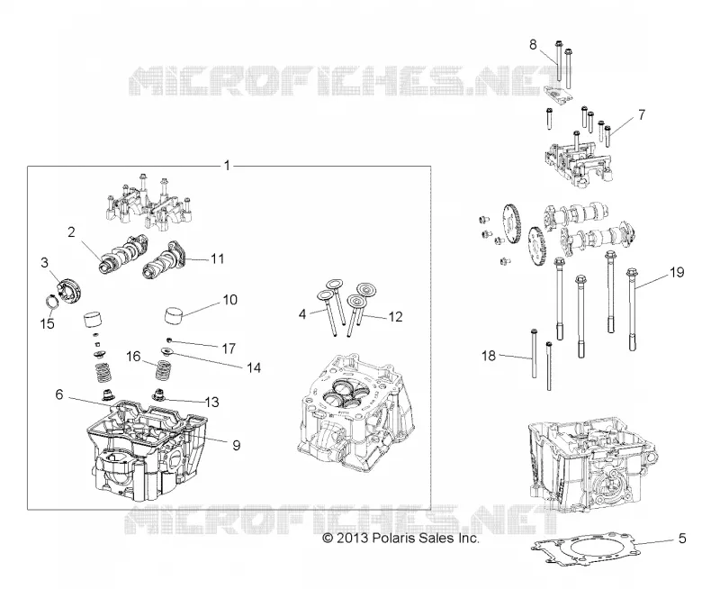 ENGINE, CYLINDER HEAD, CAMS AND VALVES