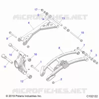 REAR SUSPENSION CONTROL ARMS- A20SXZ95AG (C0211319)