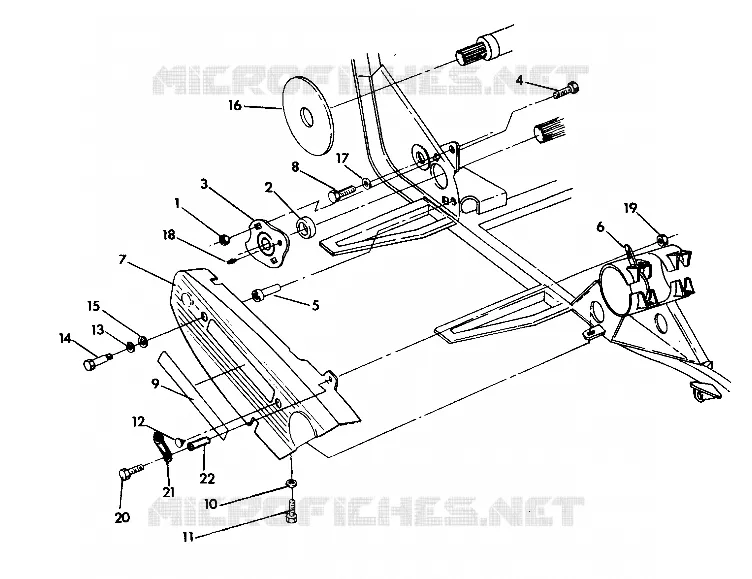 RIGHT CHAIN COVER ASSEMBLY   350 4X4