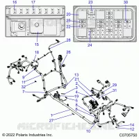 ELECTRICAL, WIRE HARNESS, CHASSIS