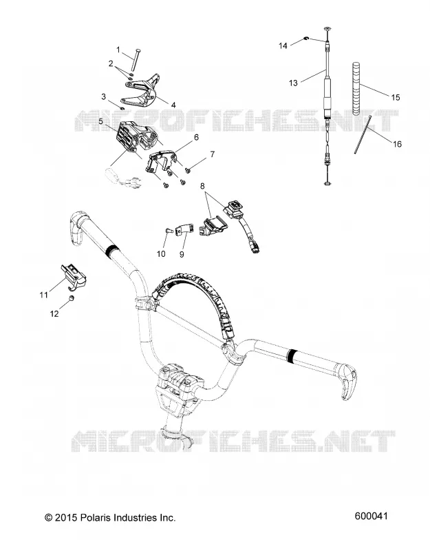 ENGINE, THROTTLE CONTROL ASM.