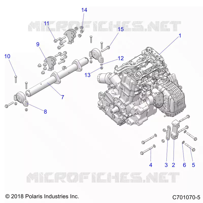 ENGINE, MOUNTING