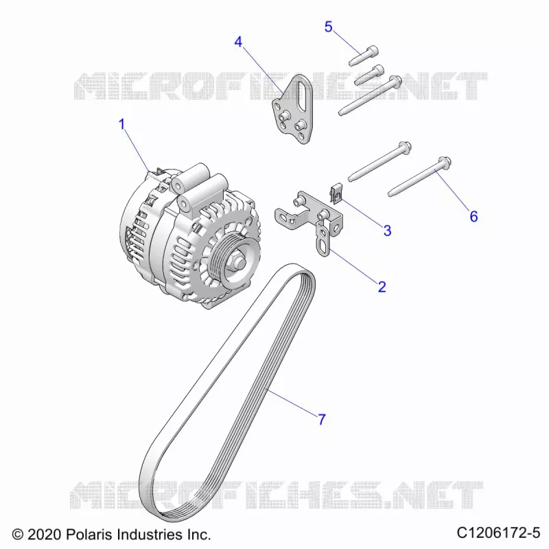 ENGINE, ALTERNATOR