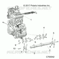 ENGINE, MOUNTING & LONG BLOCK