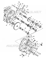 GEARCASE ASSEMBLY UPDATED 2-91 6X6 (4919811981033A)