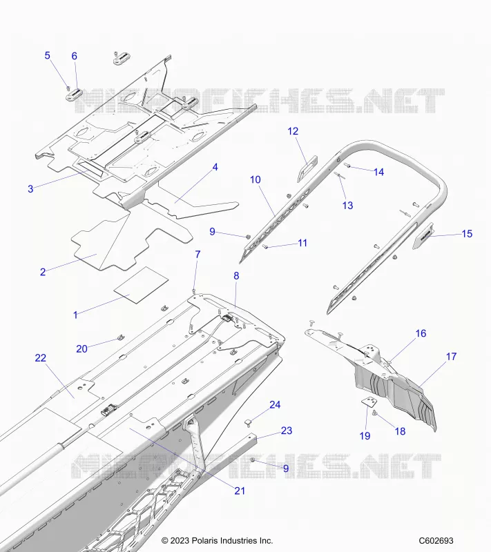 BUMPER, REAR, CLOSEOFF, TUNNEL COVER