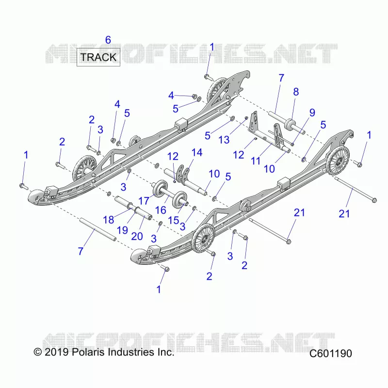 REAR SUSPENSION AND TRACK