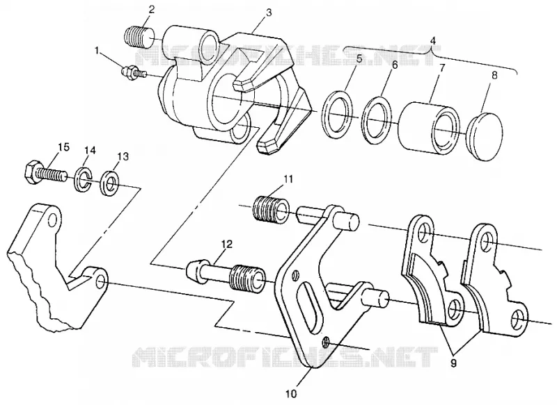 FRONT BRAKE MAGNUM 4X4 W968144 AND  SWEDISH MAGNUM 4X4 S968144 (4936053605B006)