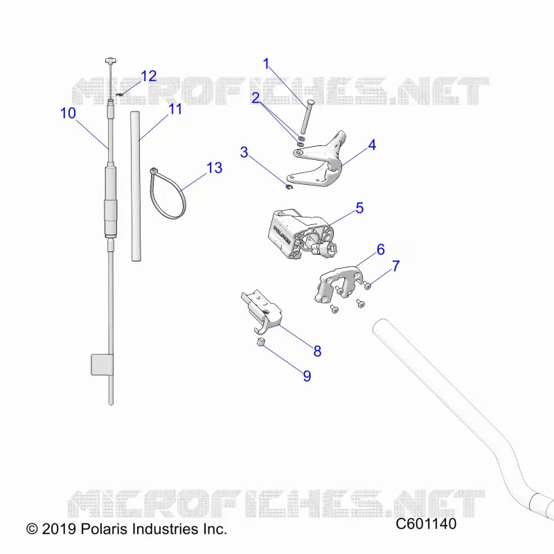 ENGINE, THROTTLE  CONTROL ASM.