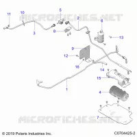 FUEL SYETEM, FUEL TANK EVAP, CANISTER AND LINES