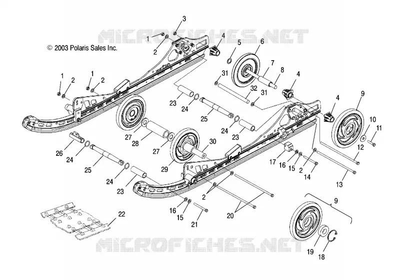 REAR SUSPENSION (M-10)(M-10 ACE)