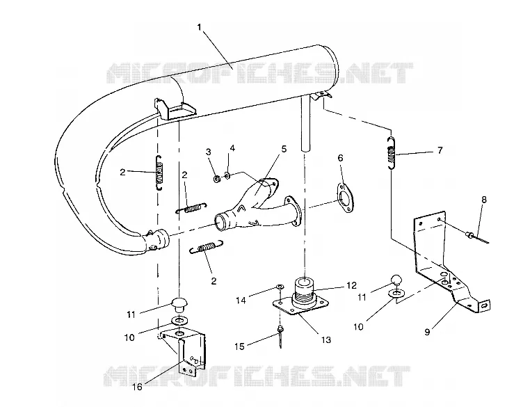EXHAUST SYSTEM 440 XCR / 0931760 (4923022302026A)