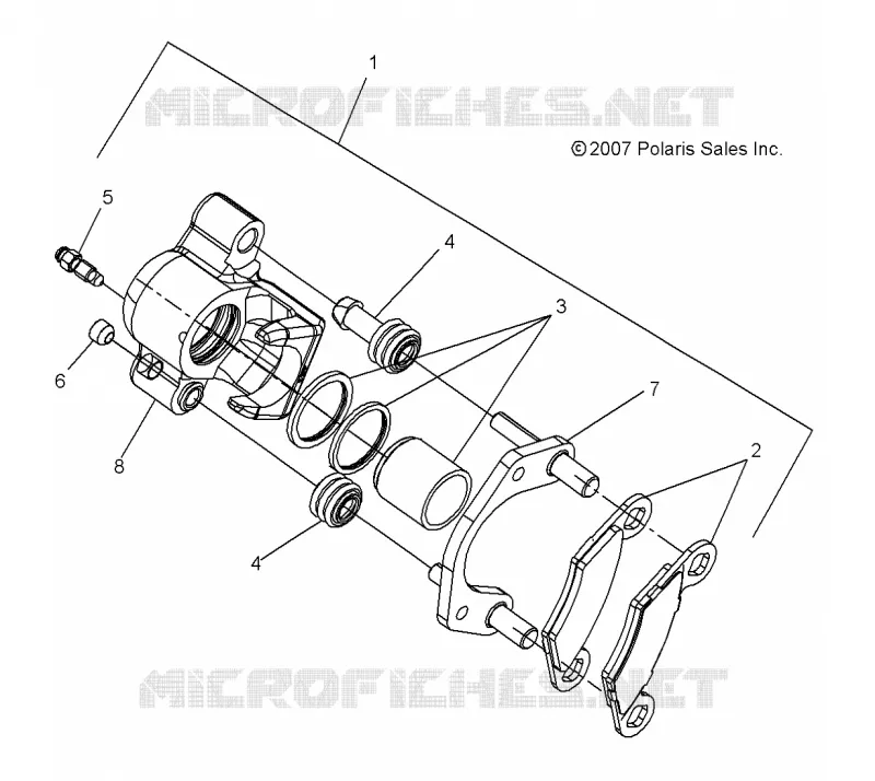 FRONT BRAKE AND REAR CALIPERS
