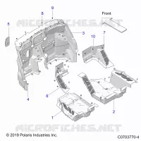 FLOOR PANELS, FRONT