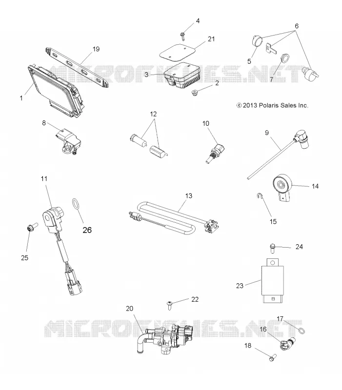 SWITCHES, SENSORS, ECU AND CONTROL MODULES