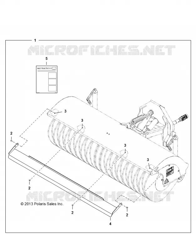ANGLE BROOM DEFLECTOR