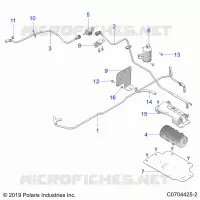 FUEL SYSTEM, FUEL TANK EVAP, CANISTER AND LINES