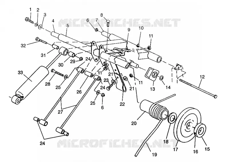 REAR TORQUE ARM TRAIL 0972761 AND EUROPEAN TRAIL E972761 (4938313831C008)