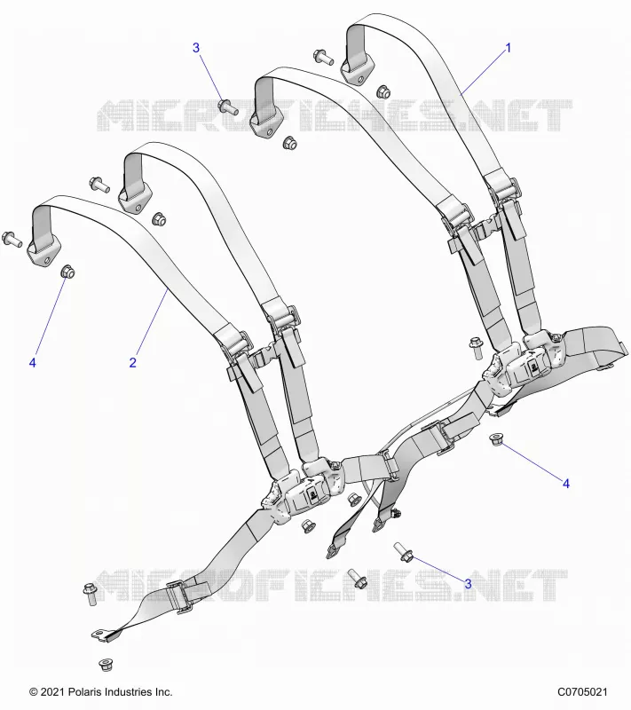 SEAT BELT MOUNTING