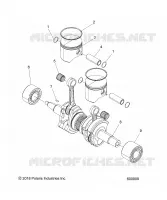 ENGINE, PISTON AND CRANKSHAFT