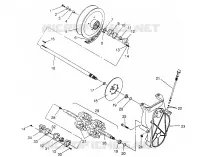 DRIVE TRAIN ASSEMBLY 440 XCR 0951660 (4929112911B010)