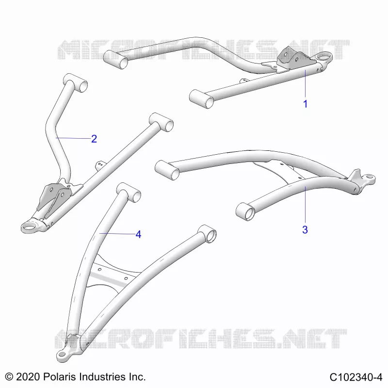 FRONT SUSPENSION A-ARMS