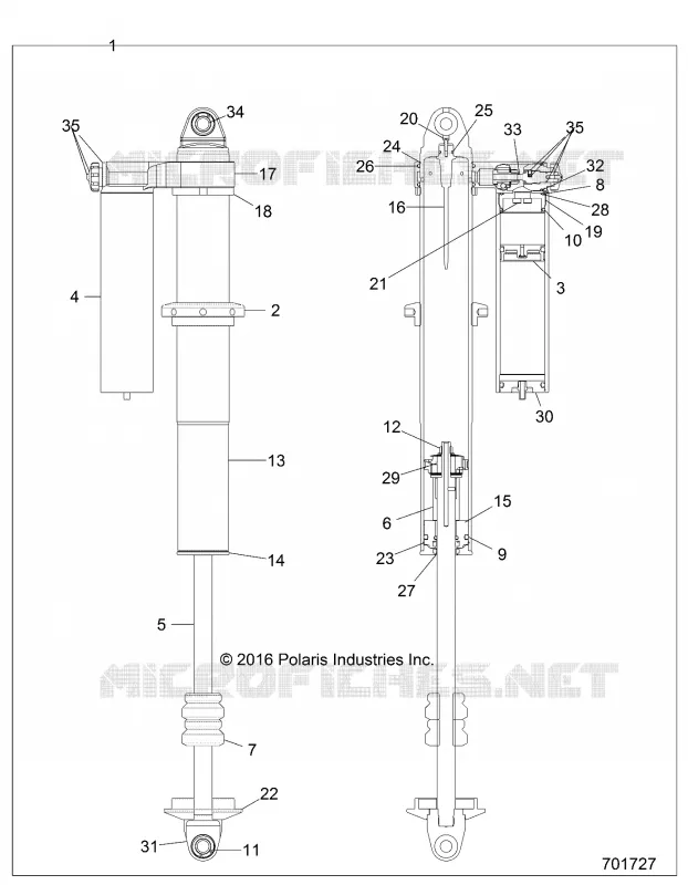 REAR SUSPENSION SHOCK INTERNALS