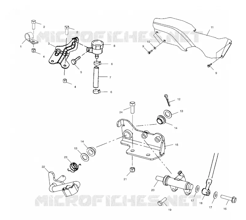 REAR BRAKE MASTER CYLINDER