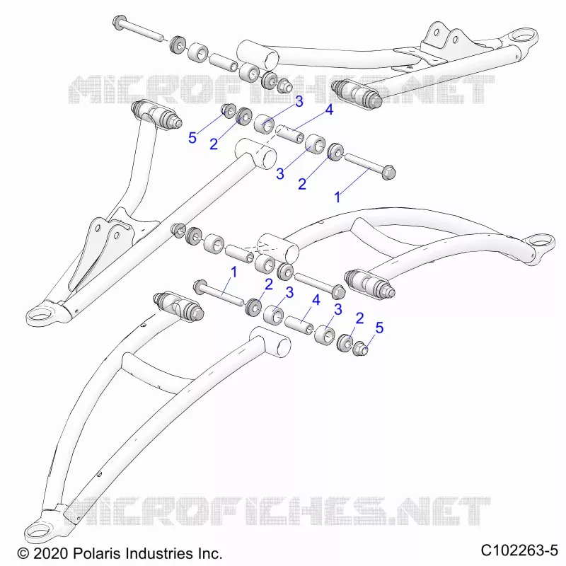FRONT SUSPENSION A-ARMS MOUNTING