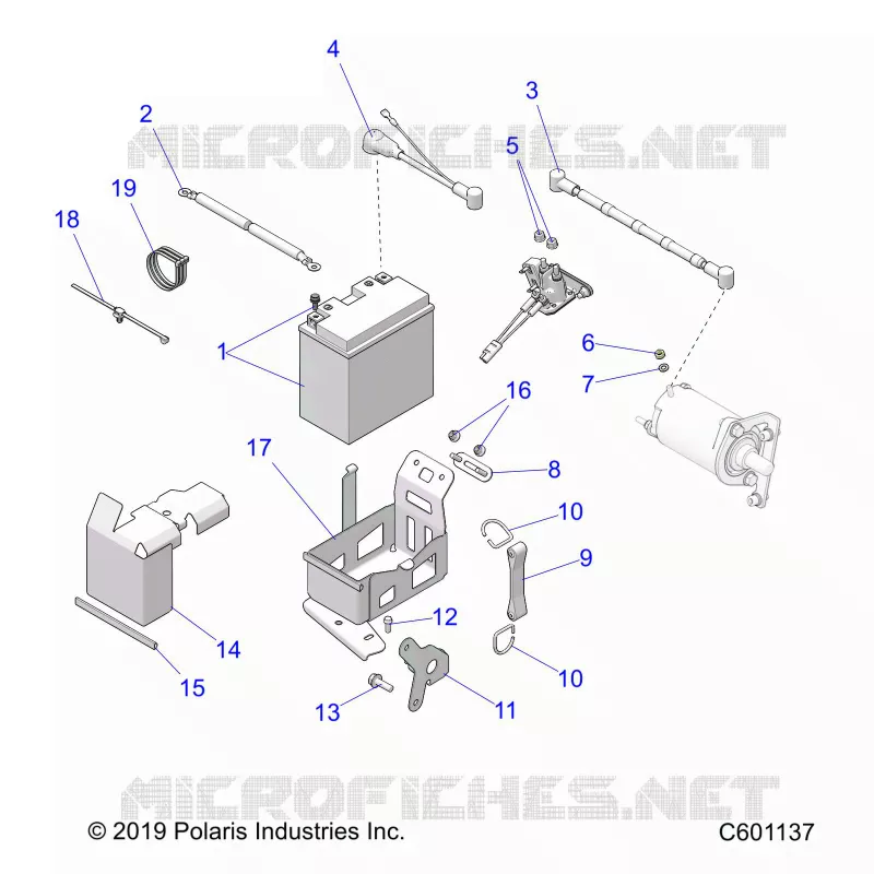 ELECTRICAL, BATTERY BOX  ASM.