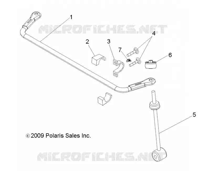 REAR SUSPENSION STABILIZER BAR
