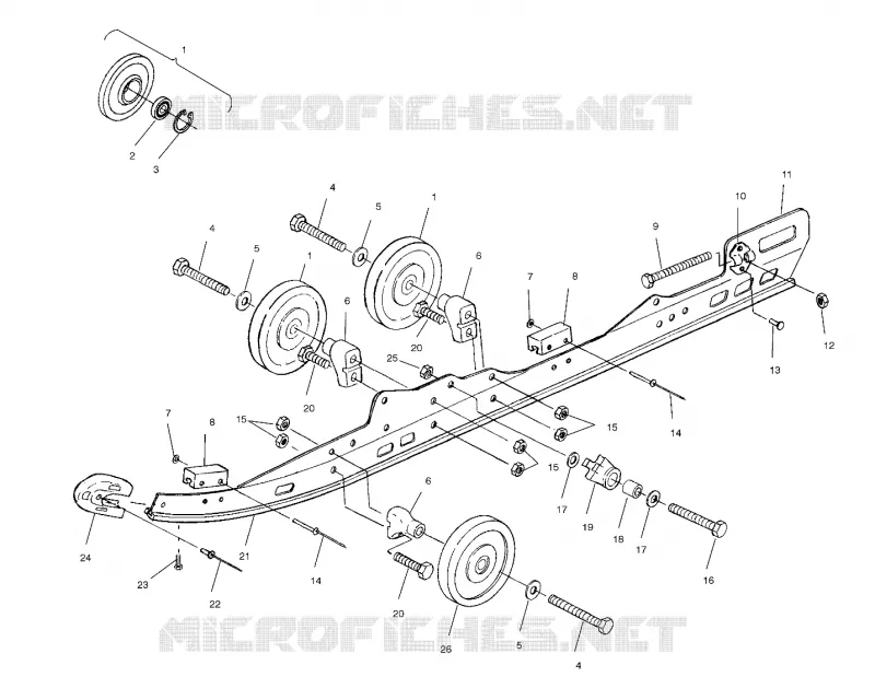RAIL MOUNTING SUSPENSION