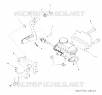 BRAKE PEDAL   MASTER CYLINDER
